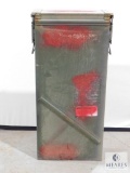 Large Military Metal Ammo Box / Case