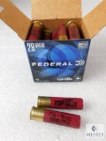 25 Rounds Federal Top Gun 28 Gauge 2-3/4