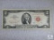 1963 $2.00 US Note (Red Seal) - VG-F condition