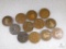 Group of 12 Different Old British Large Cents