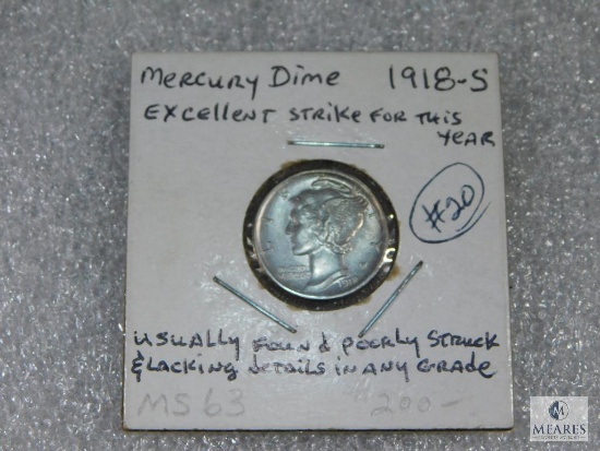 1918-S Mercury Dime