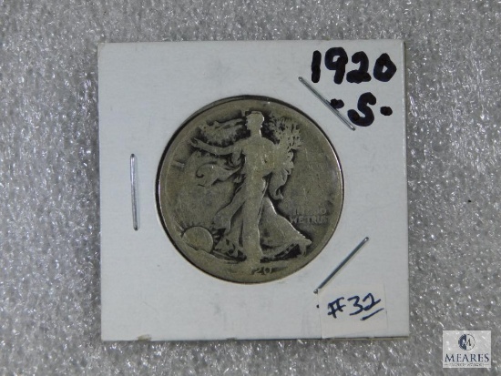 1920-S Walking Liberty Half