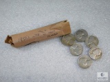 Roll (40) Jefferson Nickels in with 1950's with 