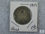 1917 Canadian Silver Quarter