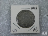 1918 Canadian Silver Quarter