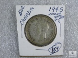 1945 Canadian Silver Half Dollar