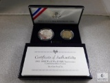 1991-1995 WWII 50th Anniversary Two-Coin Proof Set