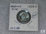 1939 - S Mercury Dime