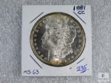 1881-CC Carson City Morgan Silver Dollar