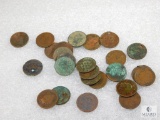 1880-1906 1/2 Roll (25) Cull Indian Head Cents