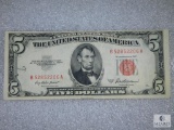 1953 A $5.00 US Note Red Seal