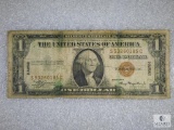 1935 A $1.00 Silver Certificate with Hawaii Overprint from WWII - Rougher