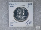 1963-D Franklin Half