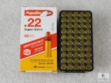 50 Rounds Aguila .22 Long Rifle Ammo. 40 Grain Soft Point High Velocity.