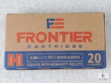 20 Rounds Hornady 5.56 Ammo 75 Grain Boat Tail Hollow Point match