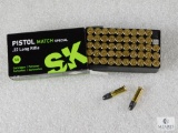 50 Rounds SK .22 LR Ammo Pistol Match