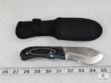 New Stainless Custom Fixed Blade Skinner with Sheath