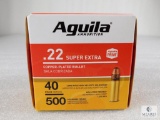 500 Rounds Aguila .22 LR Ammo 40 Grain High Velocity