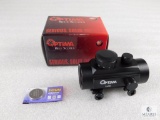 New Optima 30MM Red Dot With Variable Brightness And Weaver Mount.