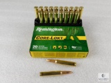 20 Rounds Remington 30-06 Ammo. 150 Grain Core Lokt Soft Point.