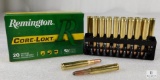 20 Rounds Remington 30-06 Ammo. 180 Grain Core Lokt Soft Point.