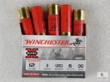 5 Rounds Winchester .12 Gauge Magnum Buckshot. 3