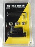 New NcStar Tactical Red Laser Sight With Weaver Mount. Great On Pistol Or Rifle.