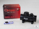 New Optima 30mm Red Dot With Weaver Type Mount. Perfect For Rifle Or Shotgun.