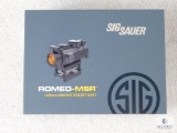 New Sig Sauer Romeo MSR Red Dot Sight With Weaver Type Mount