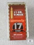 50 Rounds Hornady 17 HMR Ammo. 17 Grain V-MAX