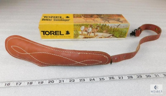 Vintage Unused Torel Deluxe Cowhide Gunsling in the Original Box