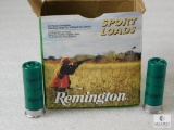 15 Rounds Remington 12 Gauge Sport Loads 7-1/2 Shot 1-1/8 oz Shotgun Shells