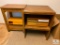 Group of Two Side/Printer Tables and Desk Organizers