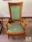 Art Deco Style Oak Rocking Chair
