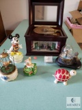 Group of Seven Mixed Music Boxes