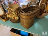 Large Lot of Baskets and Decorative Handled Baskets