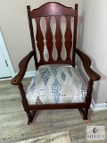 Beautiful Upholstered Rocking Chair