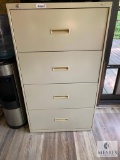 HON Four Drawer Lateral File Cabinet