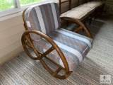 Vintage Bentwood Bamboo Armchair