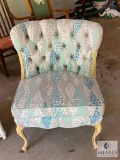 French Provincial Chair with Newer Upholstery