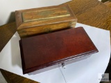 Gentleman's Valet Boxes with Antique Pipes