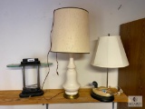Group of Three Mixed Lamps