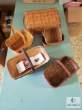 Lot of Six Baskets: Longaberger and Others