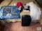 Ladies Decorative Clothing Lot and Overnight Bag