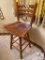 Vintage Wooden Swivel bar Stool