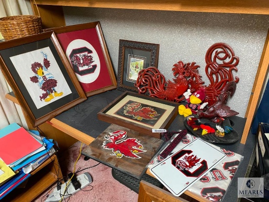 Large University of South Carolina Gamecock Fan Lot