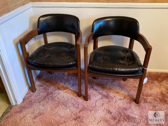 Matching Pair of Vintage Boling Chair Company Chairs