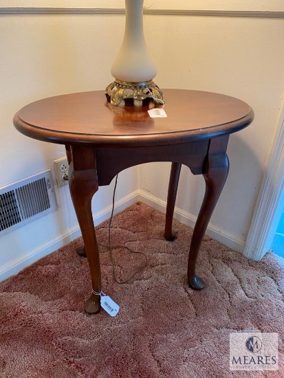 Vintage Mahogany Occasional Table with Cabriole Legs