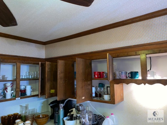 Contents of Upper Kitchen Cabinets