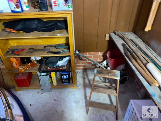 Contents of Garage Corner